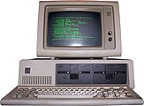 IBM PC (model 5150), the first DOS-compatible PC was released in 1981. The IBM PCs and compatible models from other vendors would become the most widely used computer systems in the world.