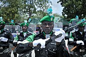 A Nigerian Formed Police Unit pictured in 2013.