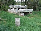 The dolmen Er-Roc'h-Feutet in Carnac, Brittany, France