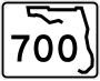 State Road 700 marker