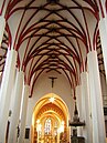 Gotisches Kreuzrippengewölbe der Thomaskirche