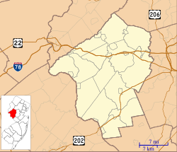 Oldwick is located in Hunterdon County, New Jersey