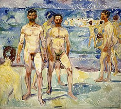 Bathing Men, Edvard Munch, 1907–1908