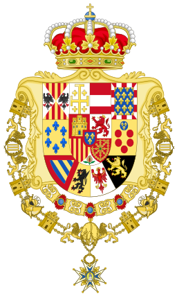 Coat of arms of Alfonso XIII (1924/1931)[70][71]