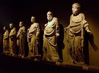 The statues of the facade of Siena Cathedral, (Museo dell'Opera del Duomo de Siena)
