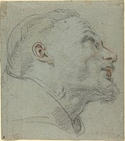 Head of Saint Francis, before c. 1632, National Gallery of Art