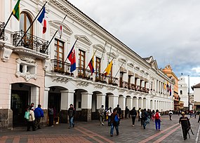 Municipal Palace in the Plaza Grande