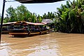 Tourist boat on the Bến Tre River.