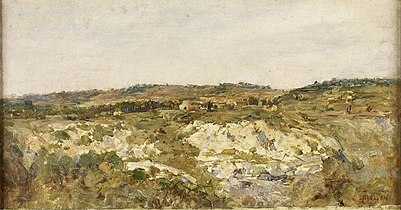 Paysage aux environs d'Aix-en-Provence, Paris, musée d'Orsay.