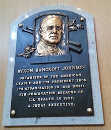 Ban Johnson HOF plaque.jpg