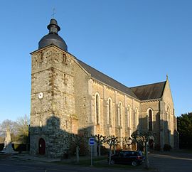 The church in Caligny