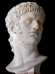 A bust of the Emperor Nero.
