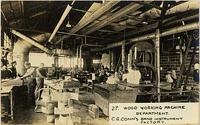 Wood working machine department