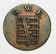 1½ pfennig of 1830, obverse