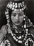 アルジェリアのベルベル人の女性