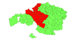 Bilbao metropolitan area in Biscay