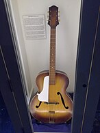 Zenith Model 17, the model played by Paul McCartney, donated by Rod Davies.