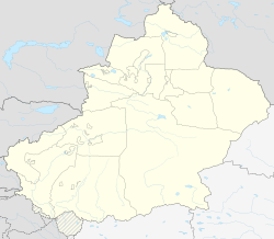 Orku is located in Xinjiang