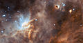 Hubble image of a part of NGC 1763