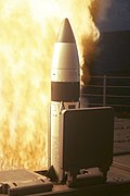 Closeup of SM-3 launching