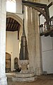Font cover and crane