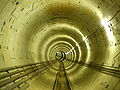 Ελληνικά: Τούνελ του Μετρό Θεσσαλονίκης. English: Tunnel of Thessaloniki's Metro.