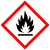 The flame pictogram in the Globally Harmonized Seestem o Classification an Labelling o Chemicals (GHS)