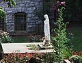 Mary garden at the Basilica of St. Lawrence in Asheville, North Carolina