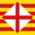 Flaga prowincji Barcelona