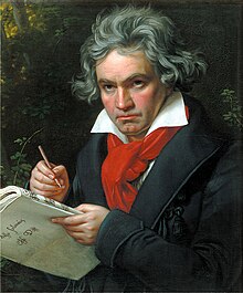 Pentranta Ludwig van Beethoven (1820) de Joseph Karl Stieler