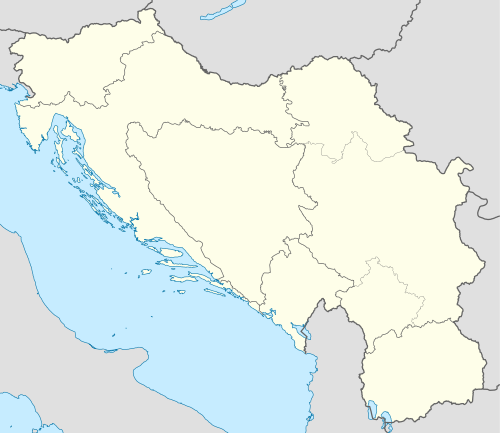 2023–24 ABA League First Division is located in Yugoslavia