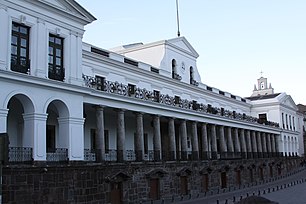 Carondelet Palace, office and house of the Presidents of Ecuador.