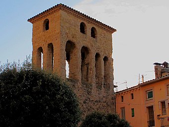 Campanar de l'església vella de Gironella