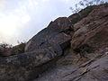 Petroglifo en el cerro Tunduqueral