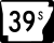 Highway 39S marker