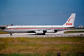 Boeing 707 de la RAM déployé sur les liaisons long-courrier