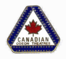 The logo of Canadian Odeon Theatres.
