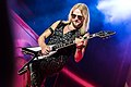 Judas Priest guitarist Richie Faulkner has his own line of custom Flying Vs manufactured by Gibson subsidiary Epiphone