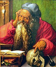 St. Jerome in His Study by Albrecht Dürer; 1521.