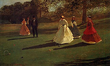 Winslow Homer, Croquet Players, 1865