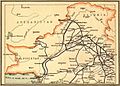 An 1890s map of the North Western State Railway