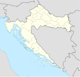 Омиш на карти Хрватске