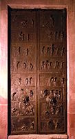 Bernward's doors at Hildesheim Cathedral, c. 1015