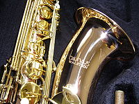 Bauhaus Walstein tenor saxophone manufactured in 2008 from phosphor bronze