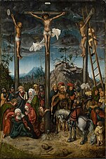 Lucas Cranach the Elder (1472 – 1553), date unknown, Crucifixion (Kreuzigung)