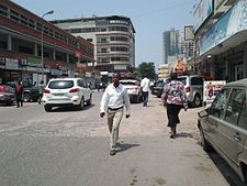 Belvárosi utcakép, Kinshasa