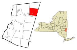 Location of Canaan, New York
