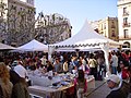 Street market at Sant Jordi, Mataró