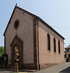 The church in Zeinheim