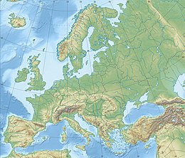 Велика Британија на карти Европе